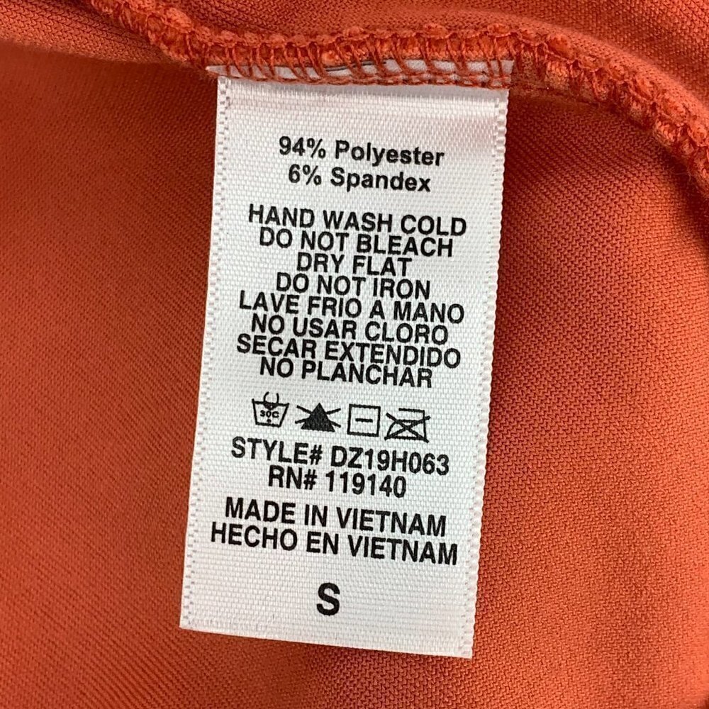 Double Zero Burnt Orange Velour Pullover Sweater - Picture 5 of 6